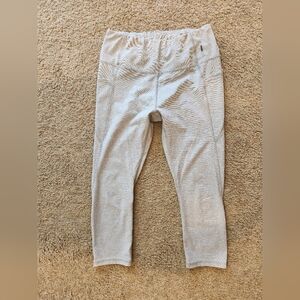 Grey Heather Capri Leggings